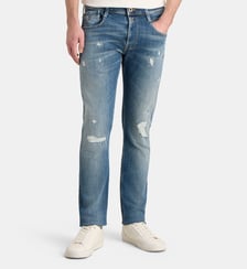 Jean Aged Anbass slim en denim Replay