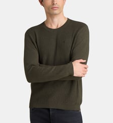 Pull droit en maille de coton Replay