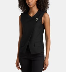 Gilet sans manches asymétrique Karl Lagerfeld