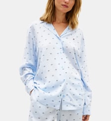 Haut de pyjama Essential à rayures et motif logo Tommy Hilfiger