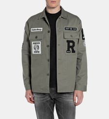Veste droite détails brodés Replay