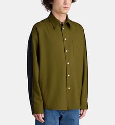 Chemise ample en laine vierge Marni