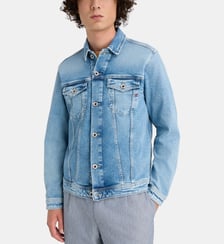 Veste classique droite coton denim Replay