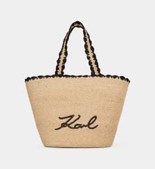 Sac cabas façon panier Karl Lagerfeld