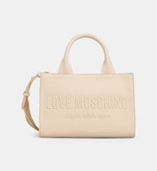 Sac à main signature lisse Love Moschino