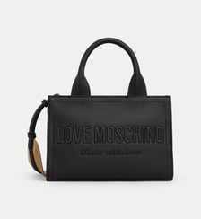 Sac à main signature lisse Love Moschino