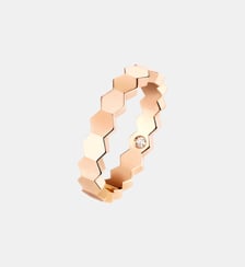 Bague en or rose et diamant secret Chaumet
