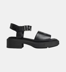 Sandales en cuir signature Calvin Klein
