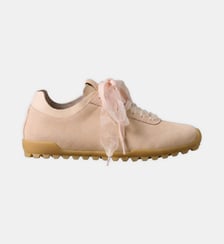 Baskets basses double laçage suède Calvin Klein