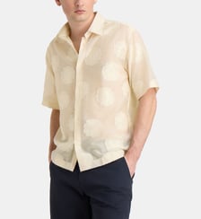 Chemisette semi transparente Freddy motif floral NN07