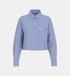 Chemise droite en coton Guess Jeans