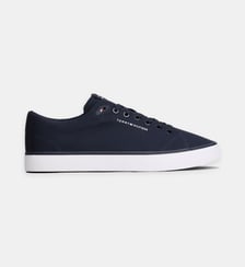 Baskets basses en toile signature Tommy Hilfiger