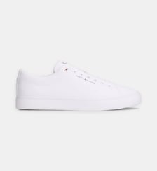 Baskets basses en toile signature Tommy Hilfiger