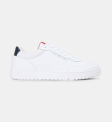 Baskets basses en cuir signature Tommy Hilfiger