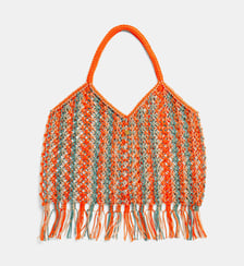 Grand sac filet Carla coloré  Gisel Paris