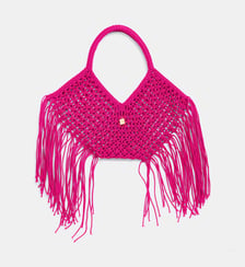 Sac filet Zephyr Mini franges Gisel Paris