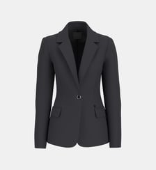 Blazer droit col classique Guess