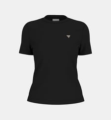 T-shirt droit en coton mélangé Guess