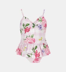 Maillot de bain une pièce à fleurs Monnalisa