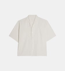 Chemisette droite tissage floral HOMME PLISSÉ ISSEY MIYAKE