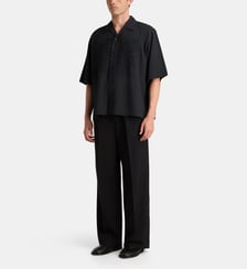 Chemisette droite tissage floral HOMME PLISSÉ ISSEY MIYAKE