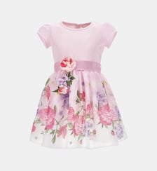Robe évasée à fleurs Monnalisa