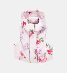 Gilet droit matelassé sans manches à motif  Monnalisa
