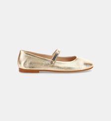 Ballerines signature en cuir Monnalisa