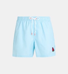 Short de bain rayé à suspensoir Sundek