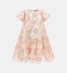 Robe évasée en dentelle Monnalisa