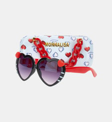 Lunettes de soleil en forme de cœur Monnalisa