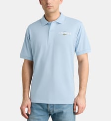 Polo droit signature coton piqué Lacoste