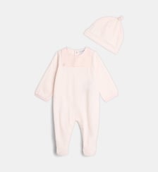 Ensemble pyjama bonnet en coton Emporio Armani Junior