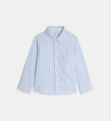 Chemise à carreaux en coton Emporio Armani Junior