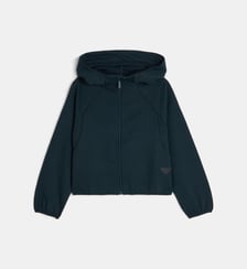 Veste classique droite monogramme all over Emporio Armani Junior
