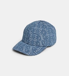 Casquette denim monogrammée Emporio Armani Junior