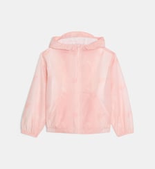 Coupe-vent à capuche et motif logo Emporio Armani Junior