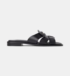 Mules plates en cuir Penny Tommy Hilfiger