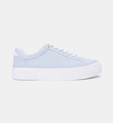 Baskets basses en toile signature Tommy Hilfiger