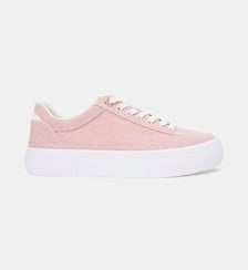 Baskets basses en toile signature Tommy Hilfiger