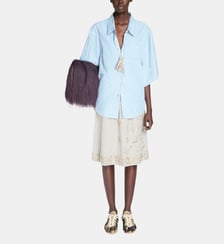 Chemisette droite à rayures Dries Van Noten
