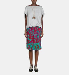 T-shirt fluide col bateau Dries Van Noten