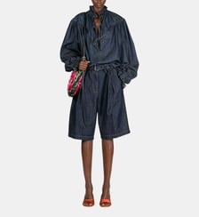 Bermuda ample denim Dries Van Noten