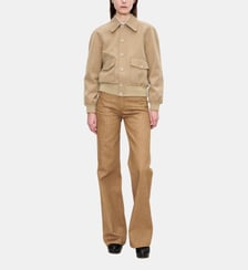 Veste droite en coton mélangé A.P.C.