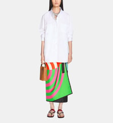 Chemise droite en coton Dries Van Noten