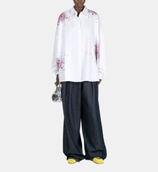 Chemise droite à détails sequins Dries Van Noten