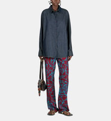 Chemise droite en coton Dries Van Noten