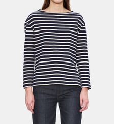 T-shirt droit à rayures A.P.C.