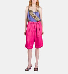 Bermuda ample en coton mélangé  Dries Van Noten