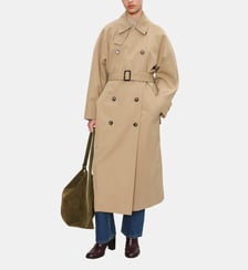 Trench droit mi-long en coton mélangé A.P.C.